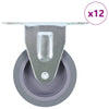 Vidaxl 12 ruedas ST FIX 75 mm
