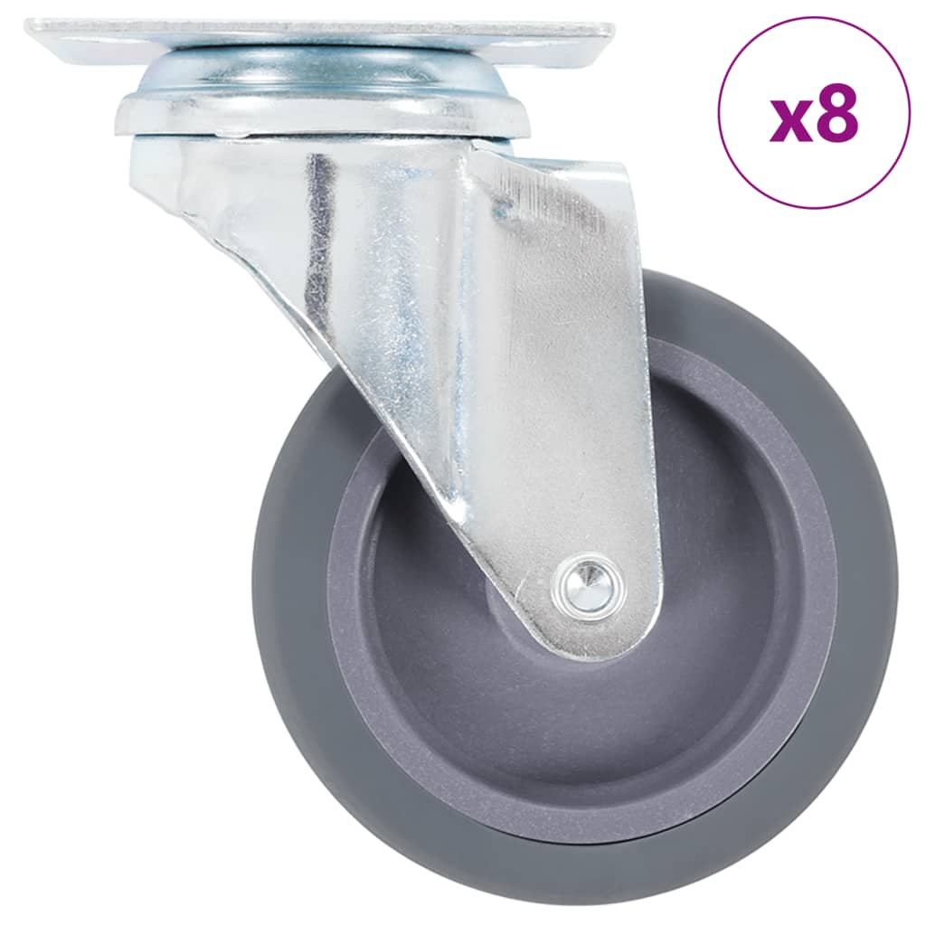 VidaXL 8 ruote girevoli da 75 mm
