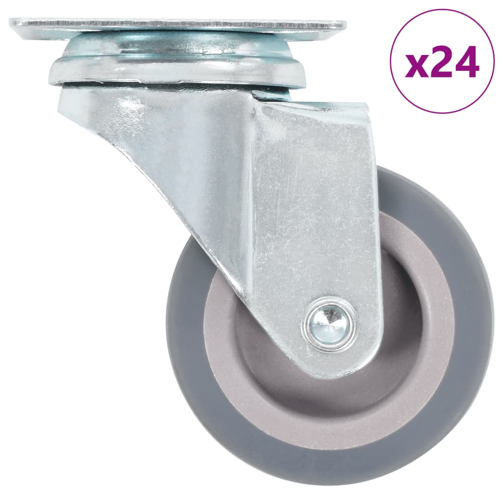 Vidaxl 24 ST giran ruedas 50 mm