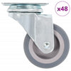 Vidaxl 48 St Wheels girate 50 mm