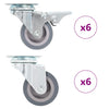 VIDAXL 12 Ruote girevoli ST 50 mm