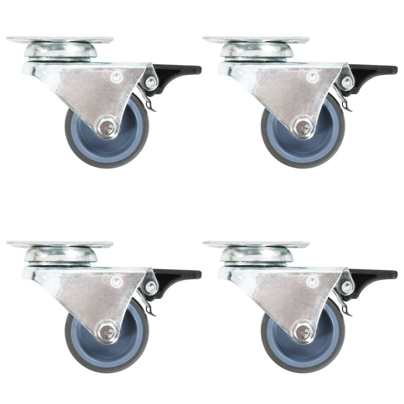 Vidaxl 8 St Wheels Double 50 mm