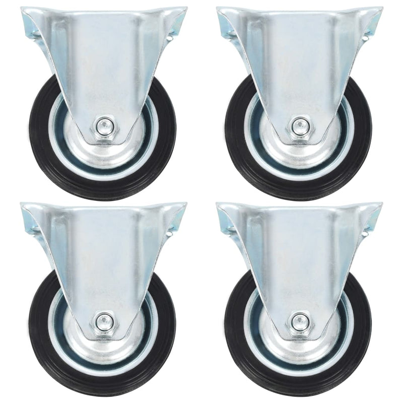 Vidaxl 16 ST Wheels Fixed 75 mm