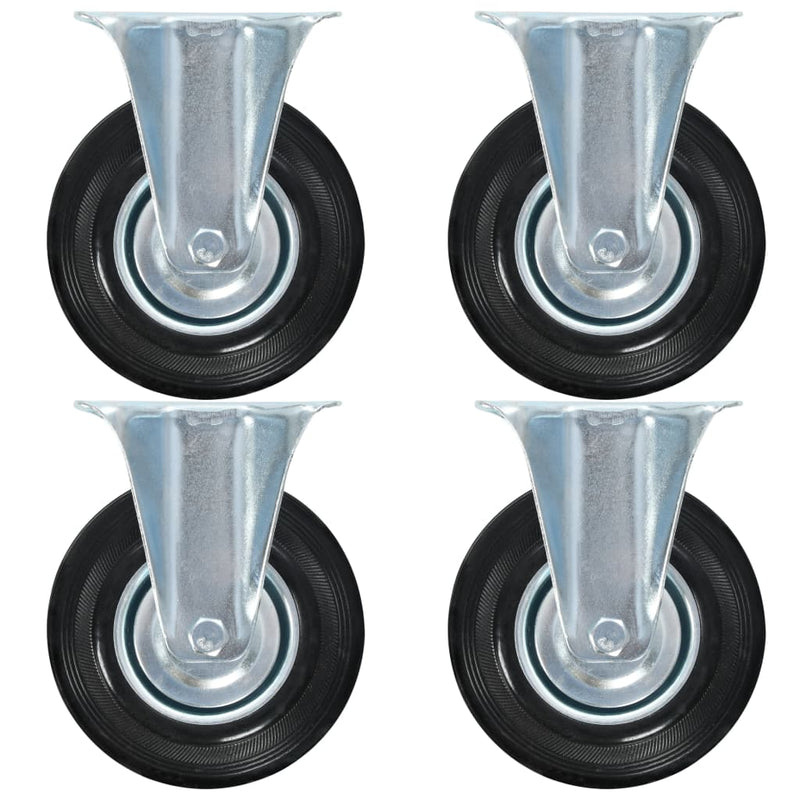 Vidaxl 16 ST Wheels Fixed 125 mm