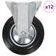 Vidaxl 12 st wielen vast 160 mm