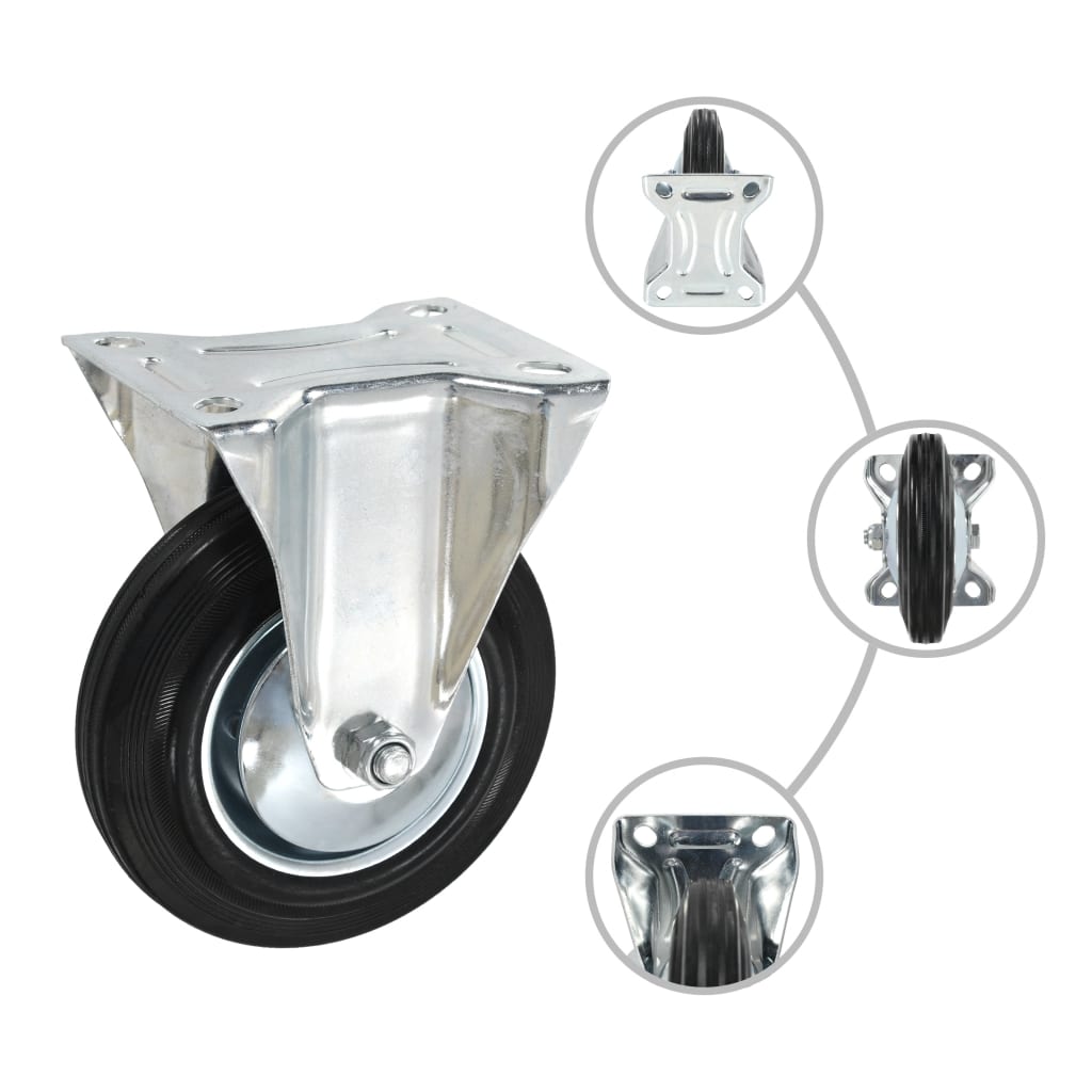 Vidaxl 12 st wielen vast 160 mm