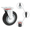 Vidaxl 8 st zwenkwielen 200 mm