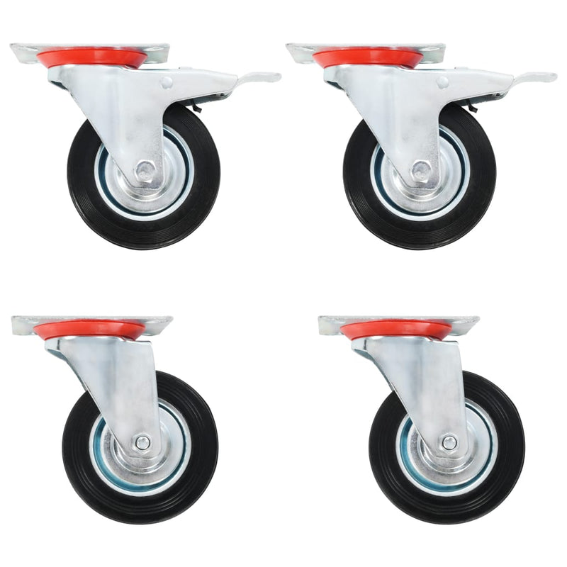 Vidaxl 12 ruote girevoli St 100 mm