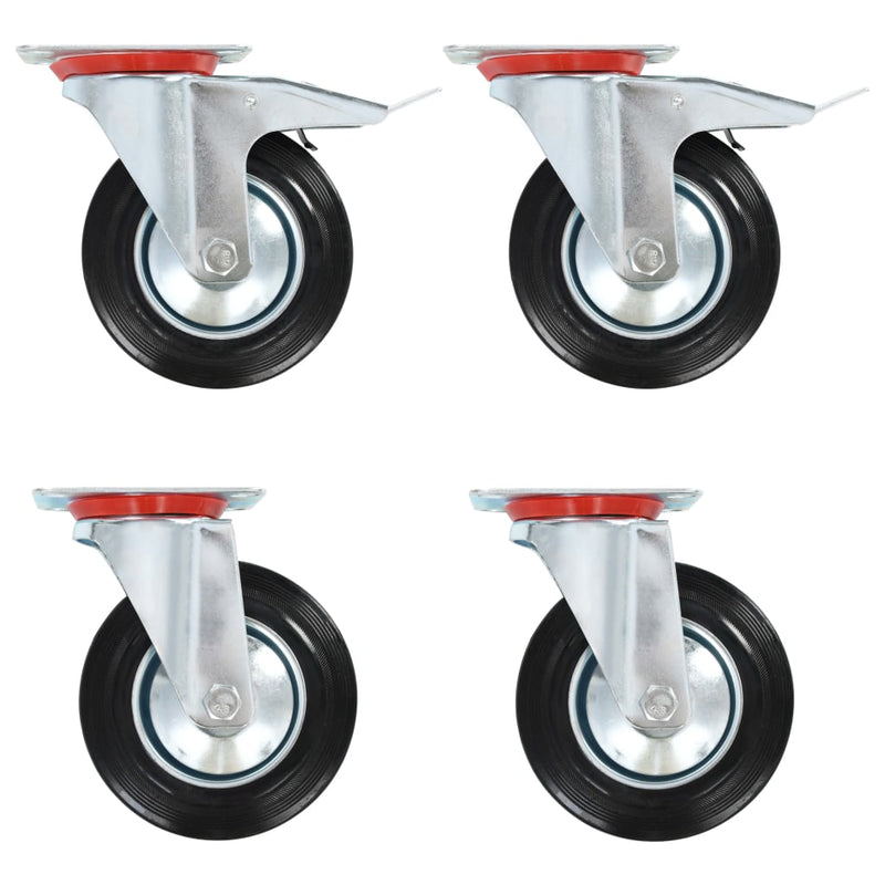 VIDAXL 8 ruote girevoli ST 160 mm