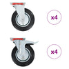 Vidaxxl 8 ruote piroettanti 200 mm