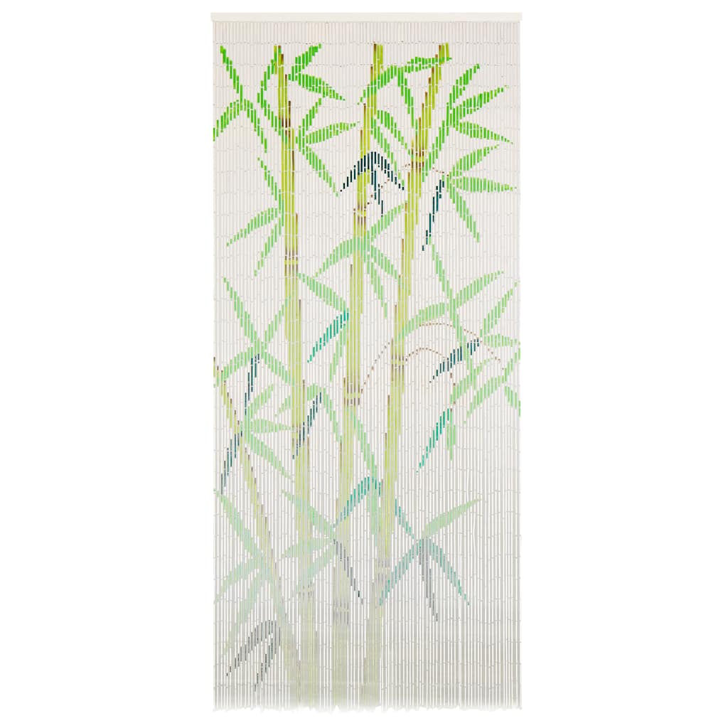Cortina de mosca Vidaxl 90x200 cm de bambú