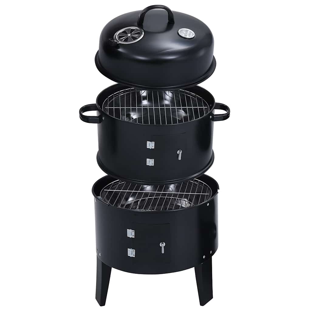 Vidaxl Smoker Barbecue Grill 3-en-1 40x80 cm
