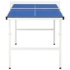 Mesa de tenis de mesa de Vidaxl con red de 5 pies 152x76x66 cm azul