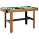 Vidaxl Billard Tabla 4 pies 122x61x76 cm marrón