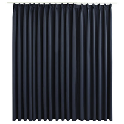Blackout de cortina de Vidaxl con ganchos 290x245 cm antracita