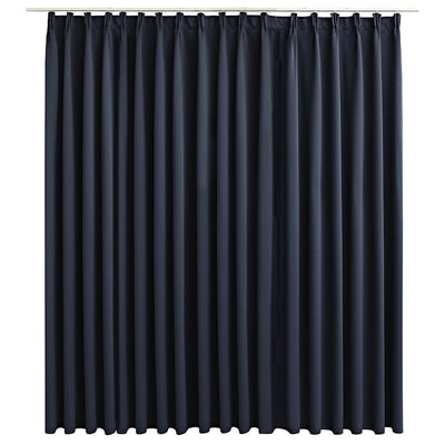 Vidaxl gordijn verduisterend met haken 290x245 cm antraciet