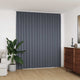 Blackout de cortina de Vidaxl con ganchos 290x245 cm gris