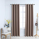 Curta di Vidaxl Dannocchia con anelli di metallo 2 ST 140x175 cm Taupe