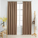 Vidaxx cortinas opacas con ganchos 2 piezas 140x175 cm gris topo