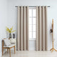 Vidaxl Curtain Danning con anelli di metallo 2 St 140x175 cm beige
