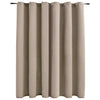 Curta di Vidaxl Dannocchia con anelli di metallo 290x245 cm beige