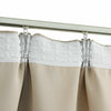 Cortinas Vidaxl oscureciendo con ganchos 2 PCS 140x225 cm beige