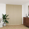 Blackout di tenda Vidaxl con ganci 290x245 cm beige