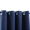 Curta di Vidaxl Dannocchia con anelli di metallo 290x245 cm blu