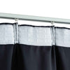 Vidaxl tende blackout con ganci 2 pezzi 140x175 cm antracite