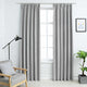 Cortinas Vidaxl Blackout con ganchos 2 PCS 140x245 cm Gray
