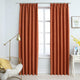 Cortinas de Vidaxl Blackout con ganchos 2 ST 140x225 cm de óxido