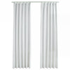 Cortinas Vidaxl oscureciéndose con ganchos 2 ST 140x225 cm de blanco roto