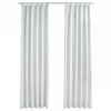 Vidaxl tende blackout con ganci 2 pezzi 140x245 cm Bianco rotto