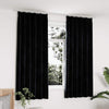 Vidaxl tende blackout 2 m con ganci 140x175 cm di velluto nero