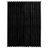 Vidaxl Curtain Blackout con ganci 290x245 cm di velluto nero