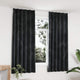 Tende vidaxl blackout 2 m con ganci 140x175 cm antracite di velluto