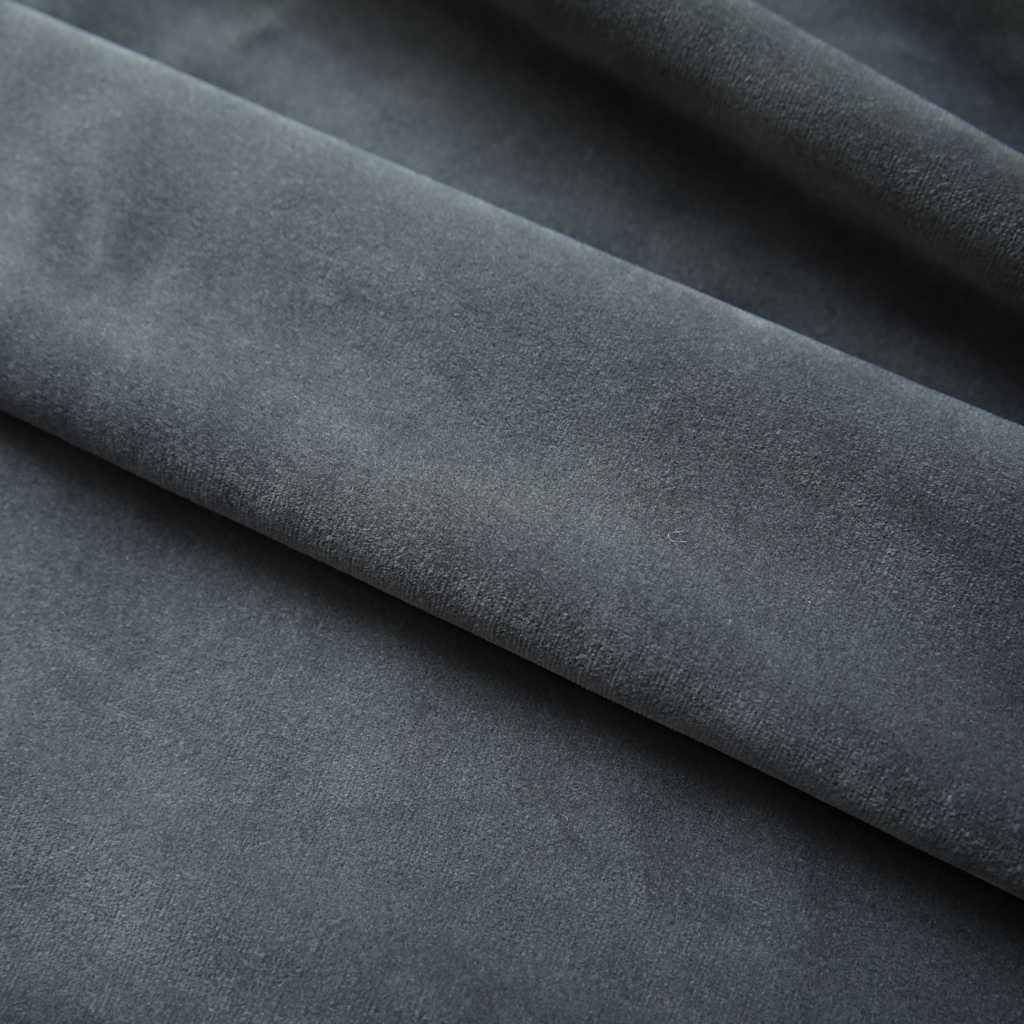 Tende vidaxl blackout 2 m con ganci 140x225 cm antracite di velluto
