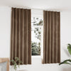 Tende vidaxl blackout 2 m con ganci 140x175 cm beige di velluto