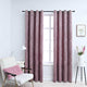 Cortinas de Vidaxl Blackout with Rings 2 ST 140x245 CM Velvet Pink