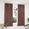 Tende vidaxl blackout 2 m con ganci 140x175 cm di velluto rosa