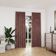 Cortinas Vidaxl Blackout 2 STS con ganchos 140x225 cm de terciopelo rosa