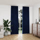 Tende Vidaxl blackout 2 m con ganci 140x245 cm di velluto blu
