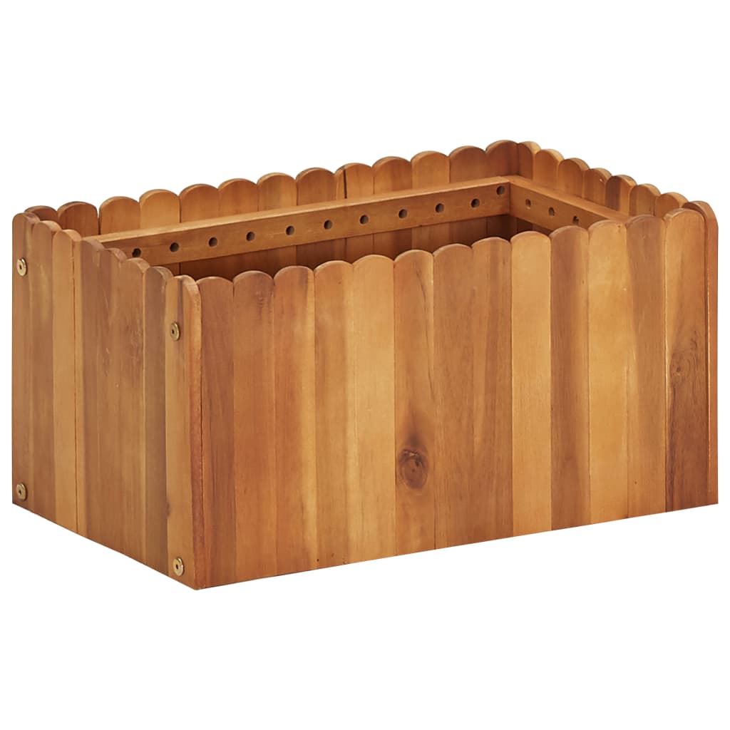 Vidaxl Planning Box recaudado 50x30x25 cm sólido acaciahout