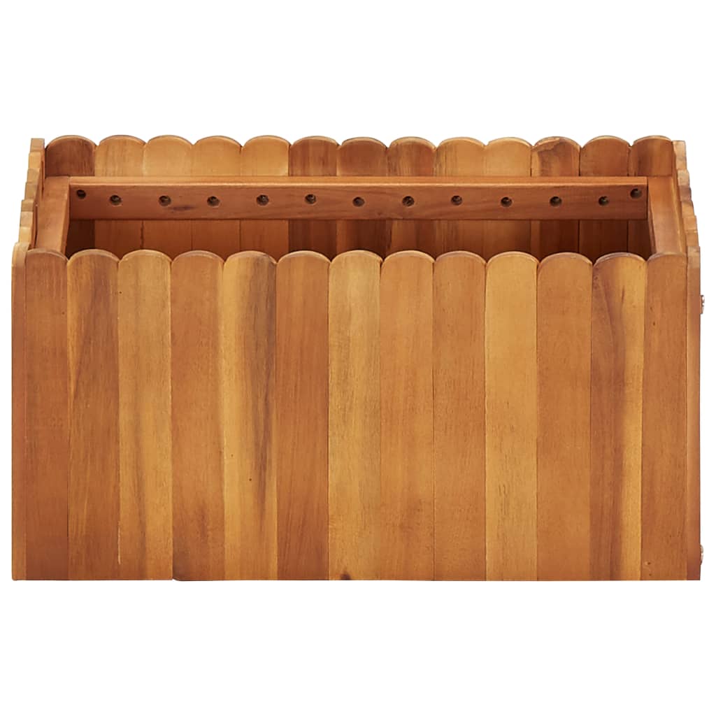 Vidaxl Planning Box recaudado 50x30x25 cm sólido acaciahout