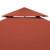 Vidaxl prieeldak 2-laags 310 g m² 4x3 m terracottakleurig