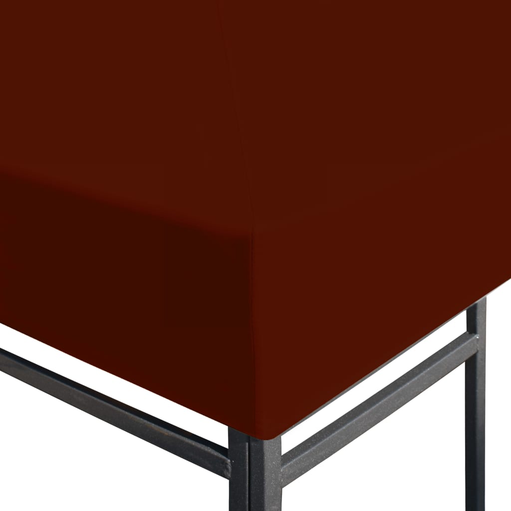 Vidaxl prieeldak 310 g m² 3x3 m terracota
