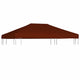 Vidaxl prieeldak 310 g m² 3x4 m terracota