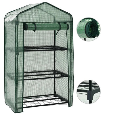 VIDAXL Mini GAS 3-STAYER 69x49x125 cm