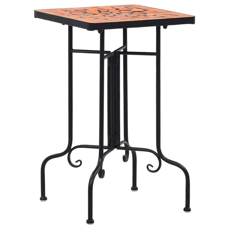 Vidaxl Mesa de cerámica mosaico Terracota -Colla