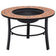 Vidaxl Fire Bowl Mosaic 68 cm Terracotta in ceramica
